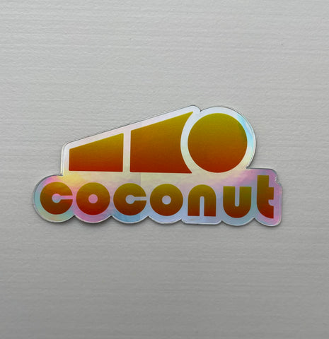 Coconut Refractor Sticker